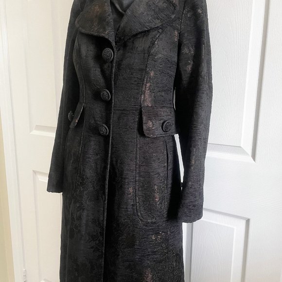 Nanette Lepore brocade fabric coat - size 6 - fitted - Picture 5 of 17